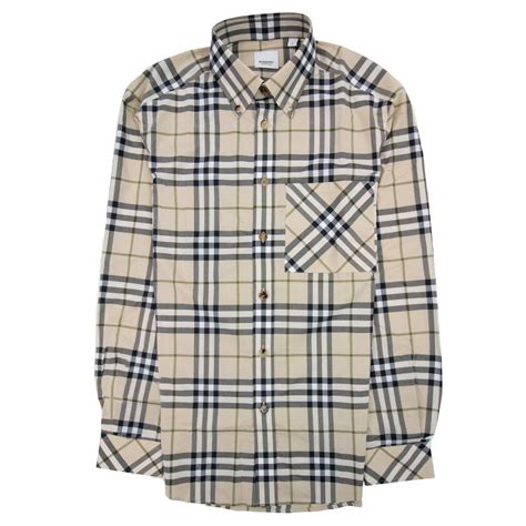 burberry soft fawn|Burberry Check Cotton Soft Fawn Men's .